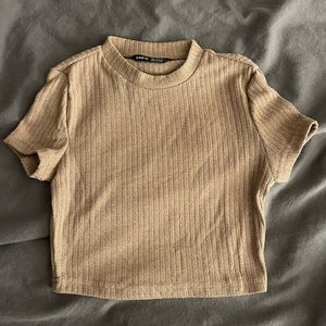 SHEIN Ezwear 3 Piece Solid Ribbed Knit Tee